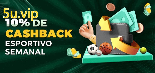 10% de bônus de cashback na 5u.vip