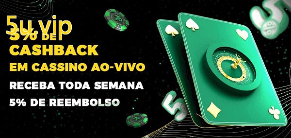 Promoções do cassino ao Vivo 5u.vip